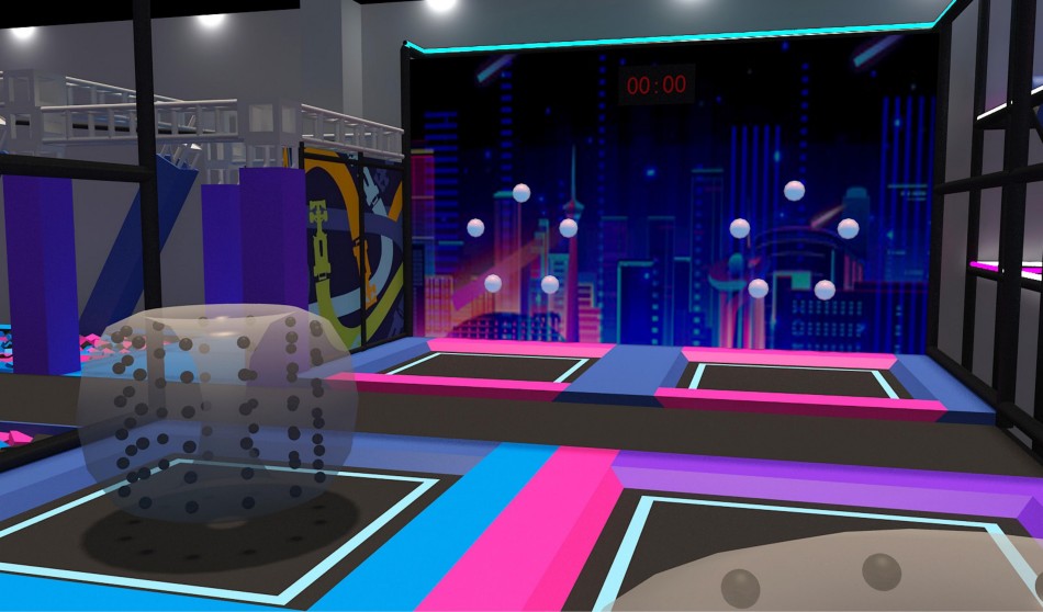 BJ-JA002 - Super Adverture Trampoline park - Trampoline Park | Bluejayset Playground Heaven