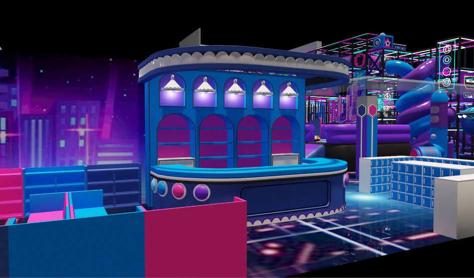 BJ-JA002 - Super Adverture Trampoline park - Trampoline Park | Bluejayset Playground Heaven