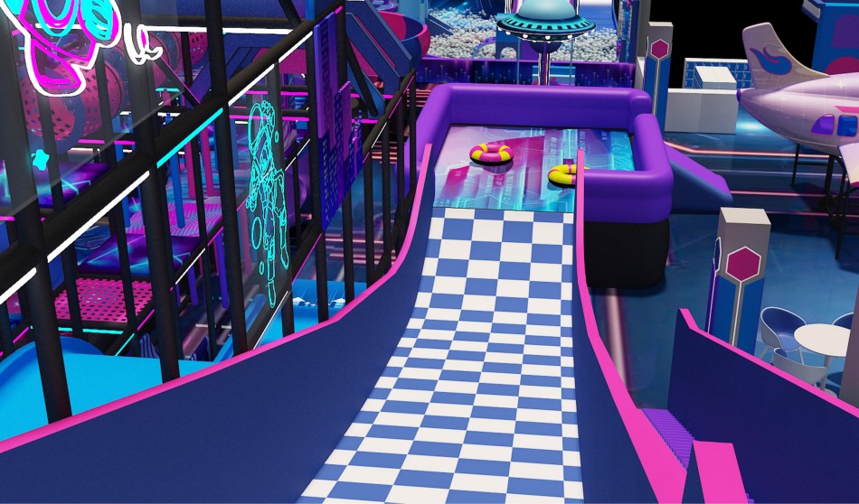 BJ-JA002 - Super Adverture Trampoline park - Trampoline Park | Bluejayset Playground Heaven