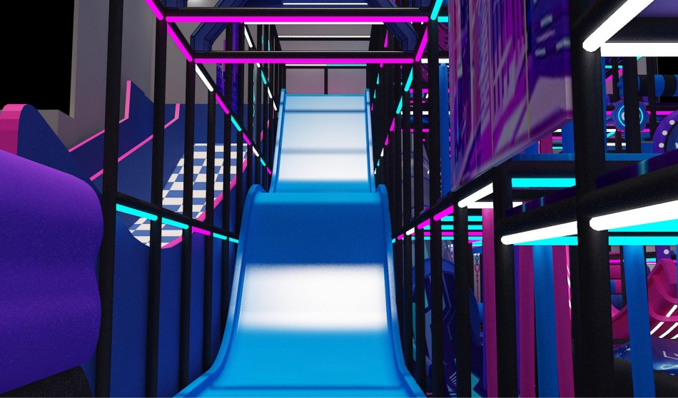 BJ-JA002 - Super Adverture Trampoline park - Trampoline Park | Bluejayset Playground Heaven