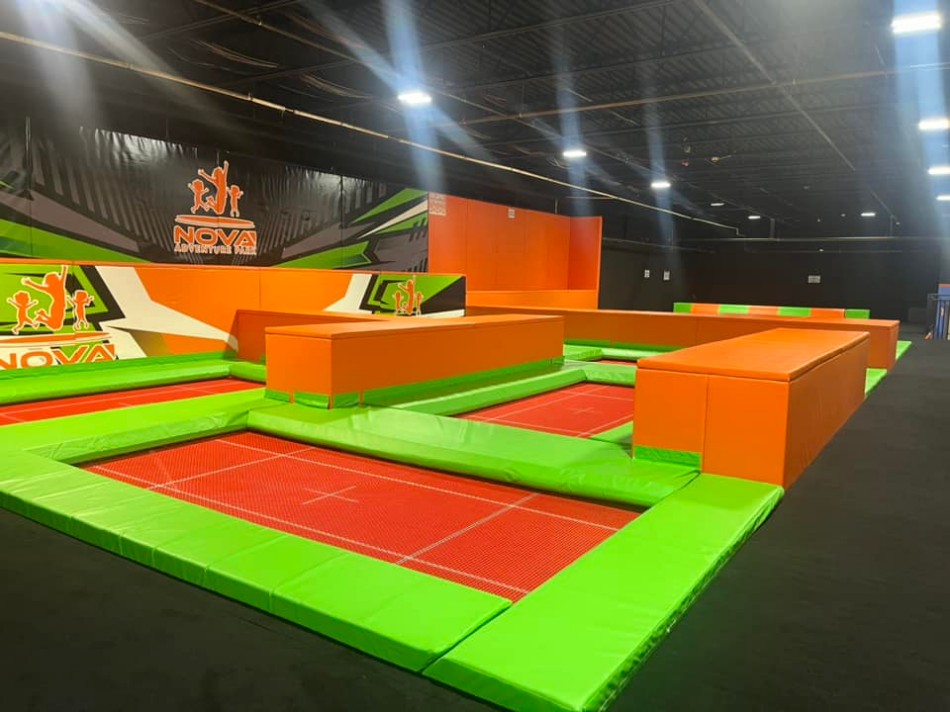 BJ-JB002 - Super larger trampoline park - Trampoline Park | Bluejayset Playground Heaven