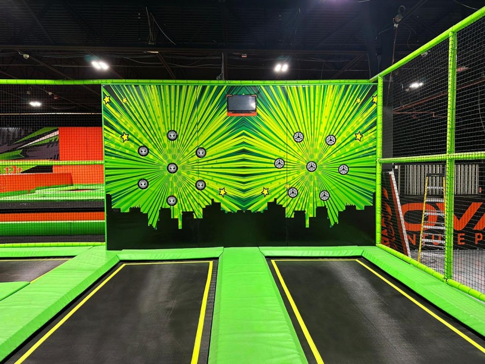 BJ-JB002 - Super larger trampoline park - Trampoline Park | Bluejayset Playground Heaven