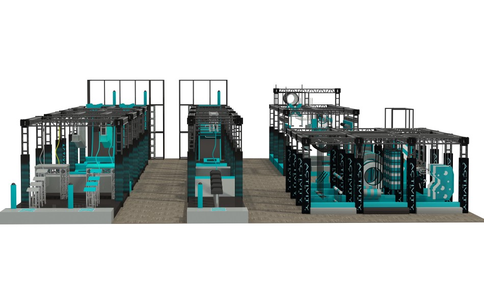 Super Ninja Warrior course ? Ninja Warrior Courses | Bluejayset Playground Heaven