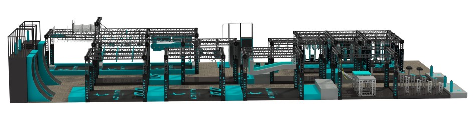 Super Ninja Warrior course ? Ninja Warrior Courses | Bluejayset Playground Heaven