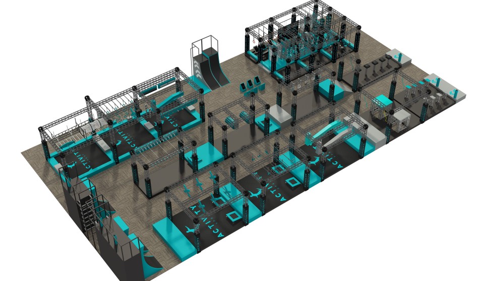 Super Ninja Warrior course ? Ninja Warrior Courses | Bluejayset Playground Heaven