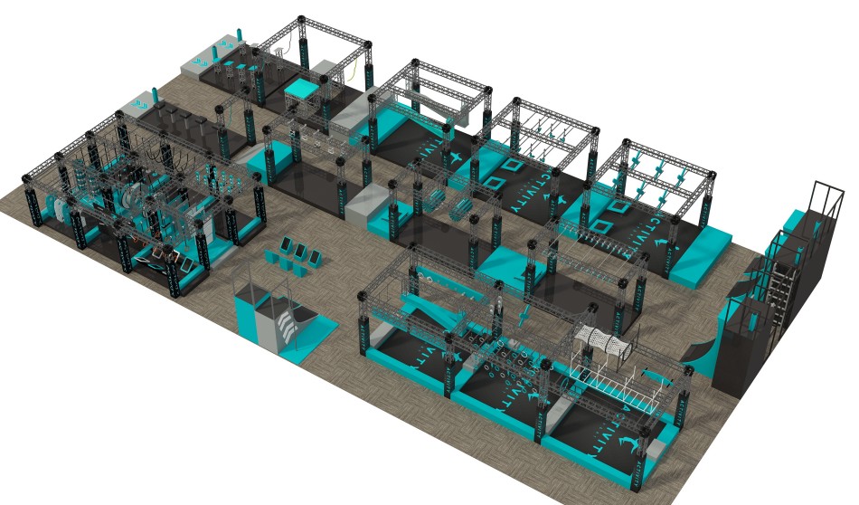 Super Ninja Warrior course ? Ninja Warrior Courses | Bluejayset Playground Heaven