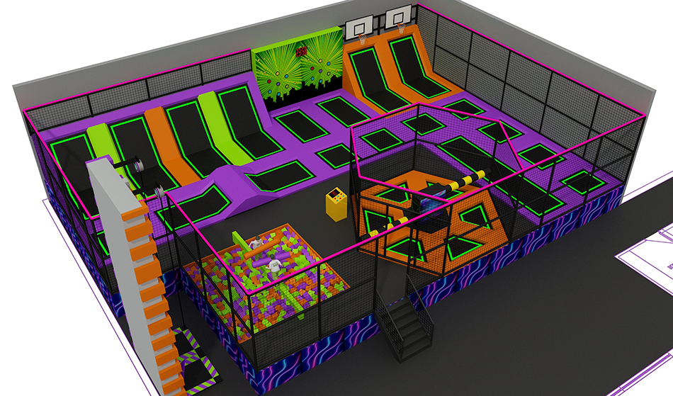 Trampoline court for sale ? Kids Trampoline | Bluejayset Playground Heaven