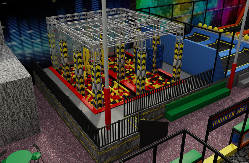BJ-JD004 - trampoline for sale - Trampoline Park | Bluejayset Playground Heaven