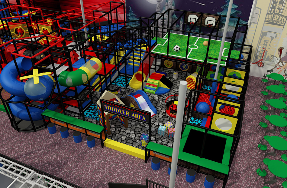 BJ-JD004 - trampoline for sale - Trampoline Park | Bluejayset Playground Heaven