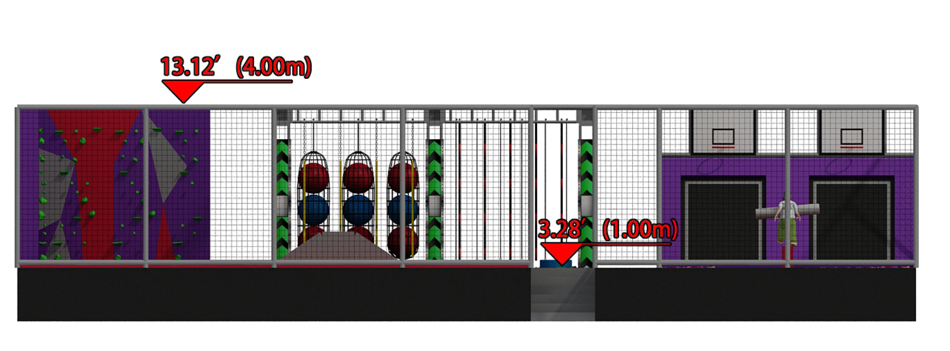BJ-JC004 - trampoline gym - Trampoline Park | Bluejayset Playground Heaven