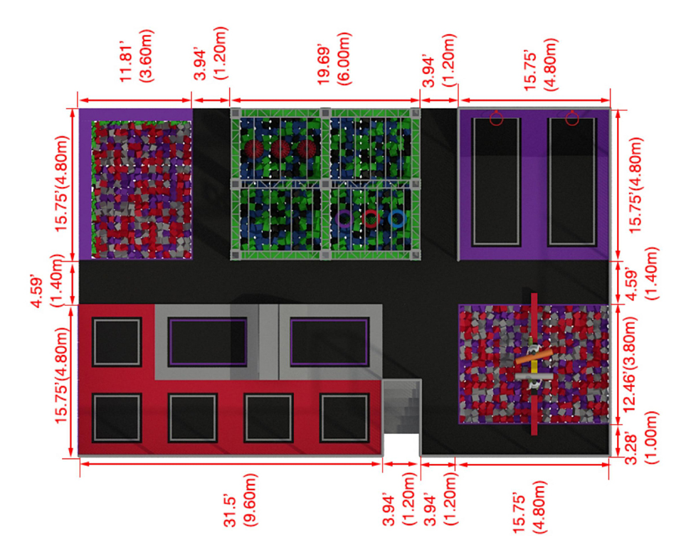 BJ-JC004 - trampoline gym - Trampoline Park | Bluejayset Playground Heaven