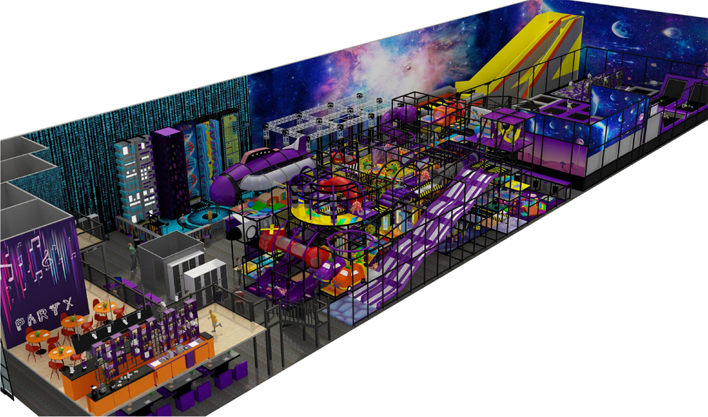 BJ-JA004 - trampoline park - Trampoline Park | Bluejayset Playground Heaven