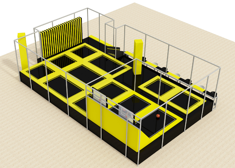 BJ-JC040 - trampoline park - Trampoline Park | Bluejayset Playground Heaven