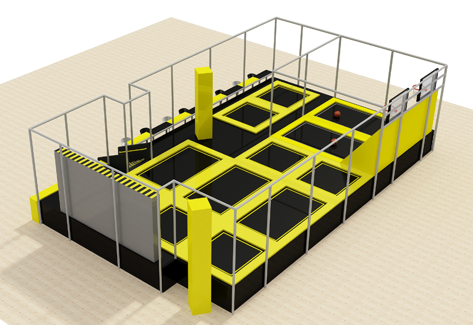 BJ-JC040 - trampoline park - Trampoline Park | Bluejayset Playground Heaven