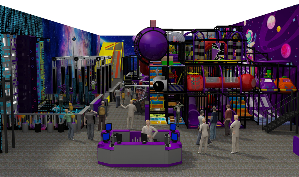 BJ-JA004 - trampoline park - Trampoline Park | Bluejayset Playground Heaven