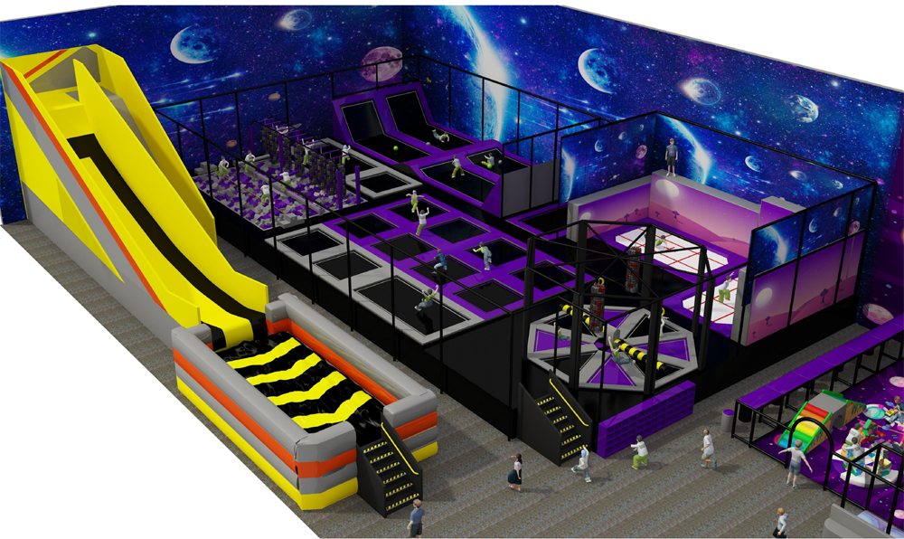 BJ-JA004 - trampoline park - Trampoline Park | Bluejayset Playground Heaven