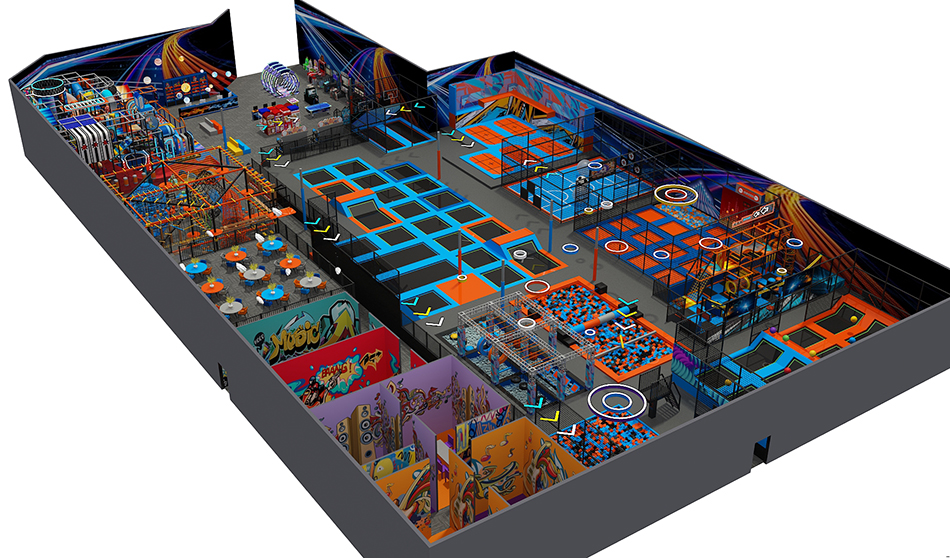 BJ-JA038 - Trampoline park Business - Trampoline Park | Bluejayset Playground Heaven