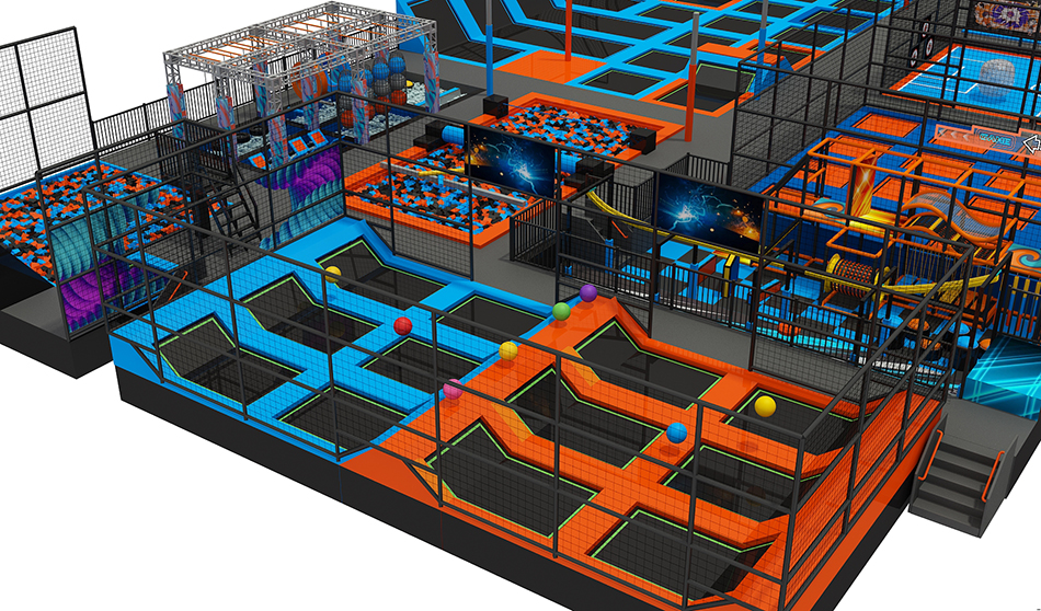 BJ-JA038 - Trampoline park Business - Trampoline Park | Bluejayset Playground Heaven