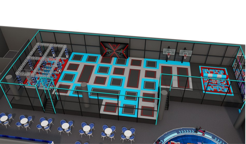 Trampoline park equipment for sale ? Trampoline Park | Bluejayset Playground Heaven