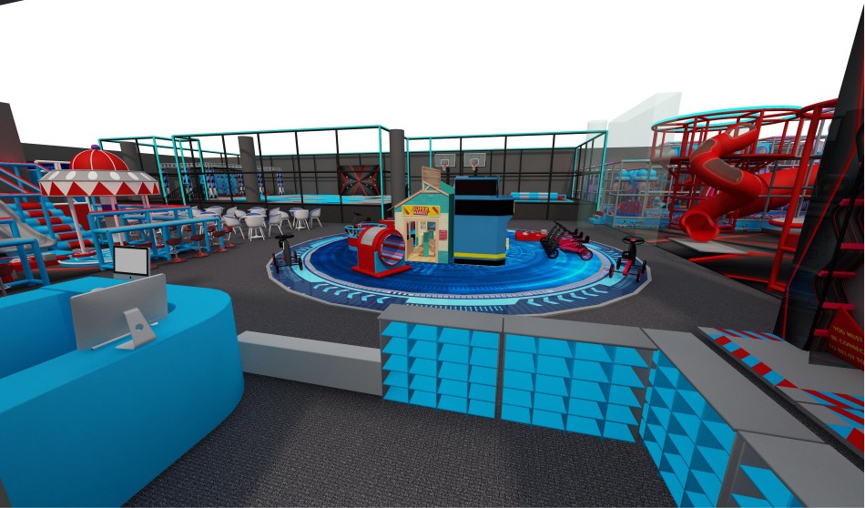 Trampoline park equipment for sale ? Trampoline Park | Bluejayset Playground Heaven