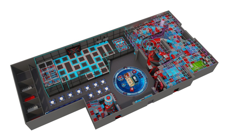 Trampoline park equipment for sale ? Trampoline Park | Bluejayset Playground Heaven