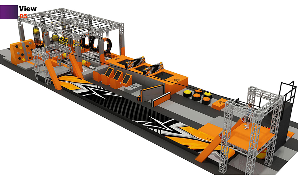 BJ-JA039 - Trampoline park for sale USA - Trampoline Park | Bluejayset Playground Heaven