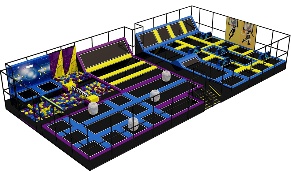 BJ-JA041 - Trampoline park supplier - Trampoline Park | Bluejayset Playground Heaven
