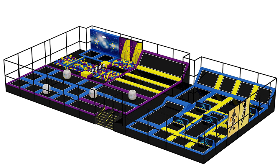 BJ-JA041 - Trampoline park supplier - Trampoline Park | Bluejayset Playground Heaven