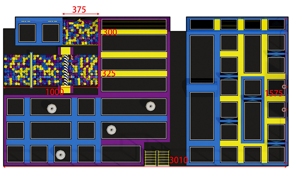 BJ-JA041 - Trampoline park supplier - Trampoline Park | Bluejayset Playground Heaven