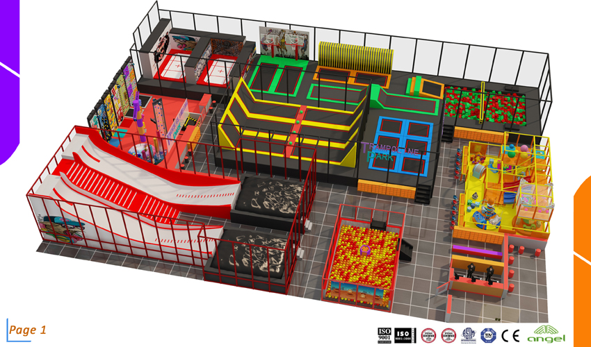 BJ-JA042 - Trampoline Park Supplier - Trampoline Park | Bluejayset Playground Heaven