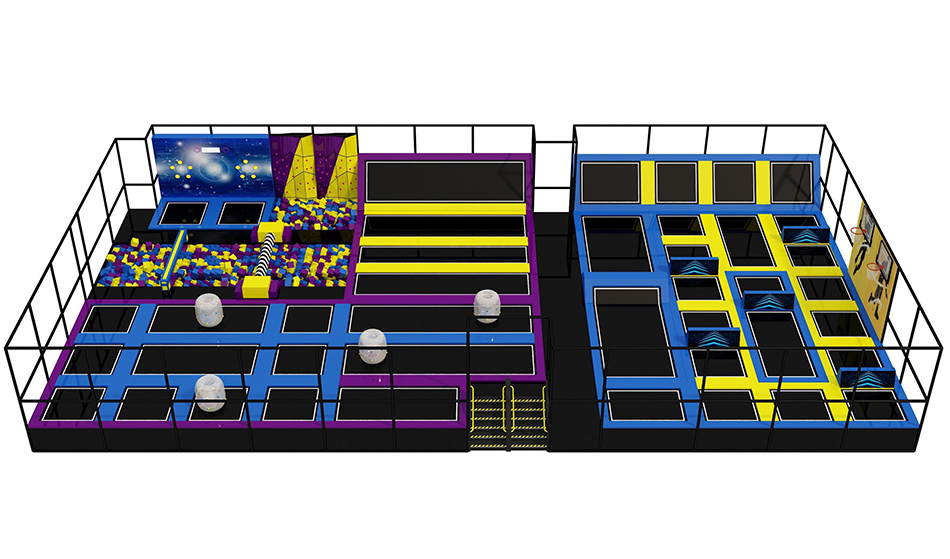 BJ-JA041 - Trampoline park supplier - Trampoline Park | Bluejayset Playground Heaven