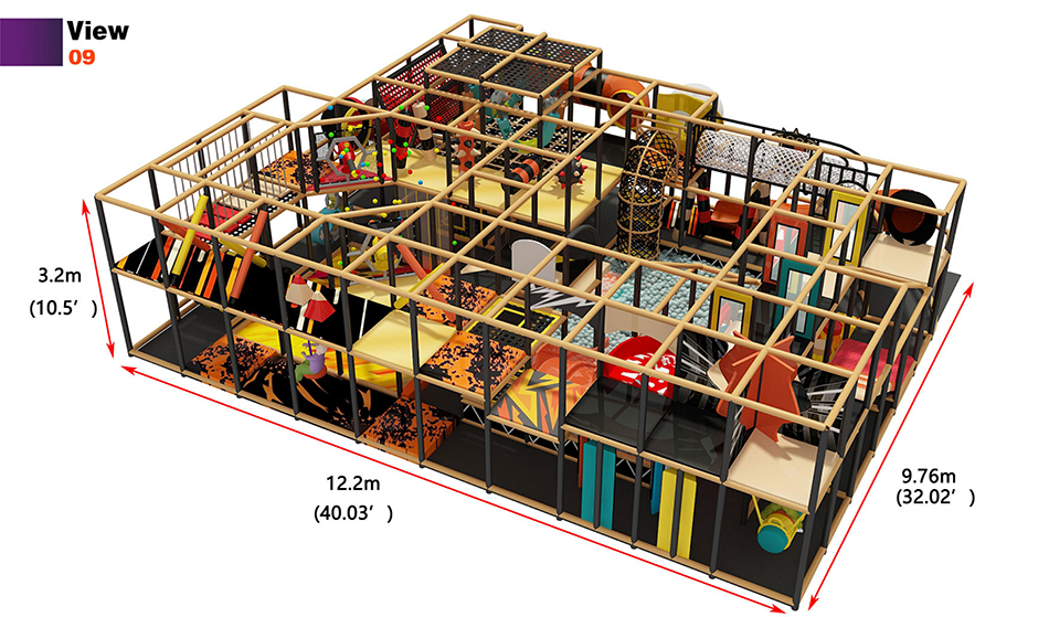 BJ-JC003 - Trampoline park USA - Trampoline Park | Bluejayset Playground Heaven