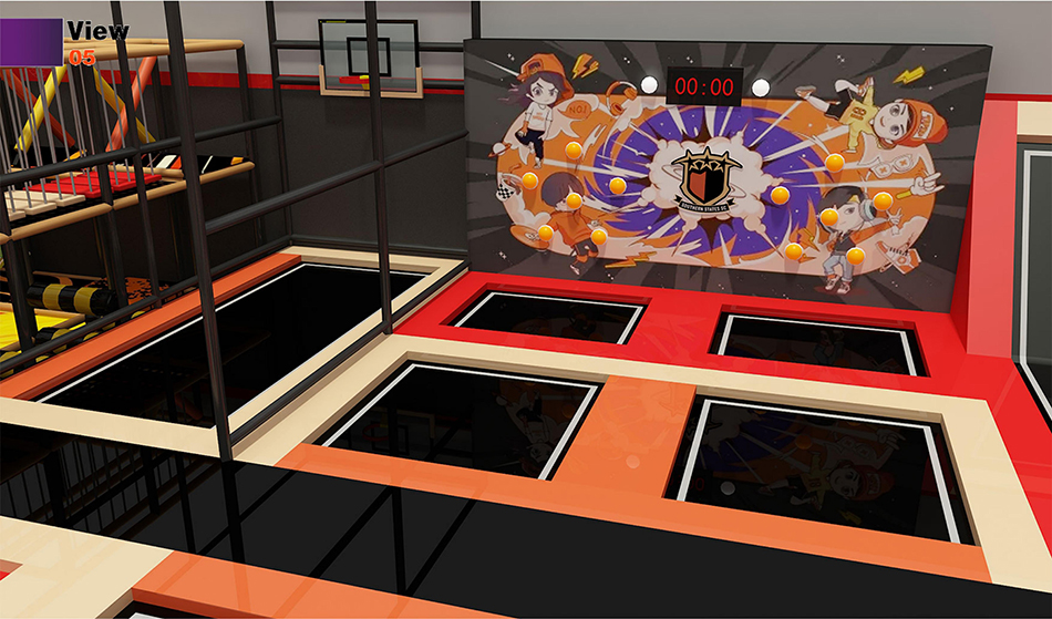 BJ-JC003 - Trampoline park USA - Trampoline Park | Bluejayset Playground Heaven