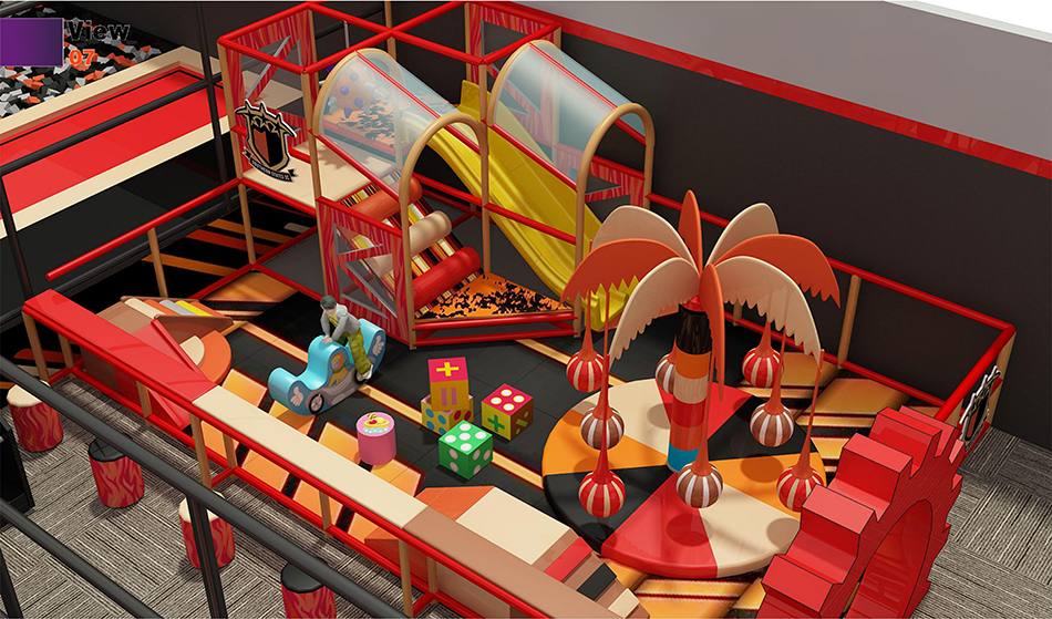 BJ-JC003 - Trampoline park USA - Trampoline Park | Bluejayset Playground Heaven