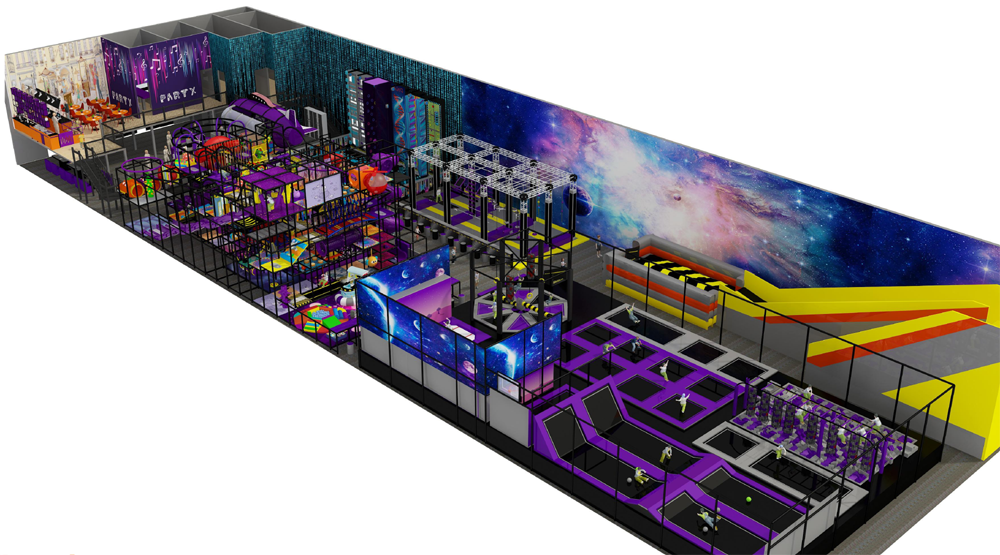 BJ-JA004 - trampoline park - Trampoline Park | Bluejayset Playground Heaven