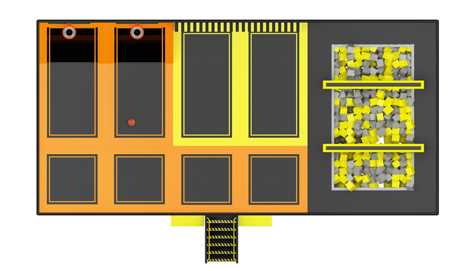BJ-JC038 - trampoline price - Trampoline Park | Bluejayset Playground Heaven