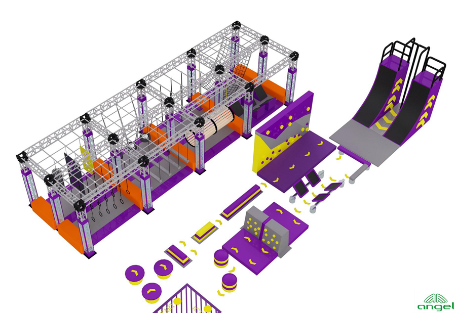 warrior obstacle course ? Ninja Warrior Courses | Bluejayset Playground Heaven