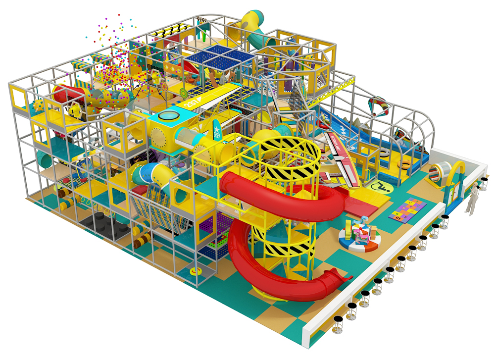 BJ-B1601 - indoor playground - Indoor Playgrounds | Bluejayset Playground Heaven