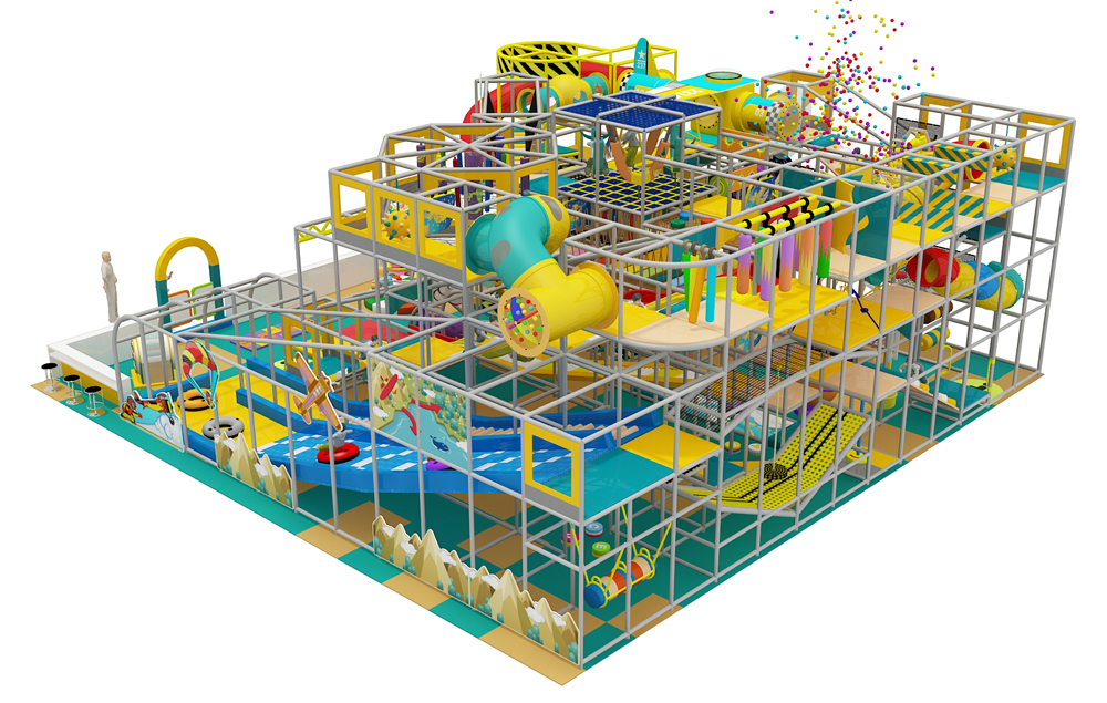 BJ-B1601 - indoor playground - Indoor Playgrounds | Bluejayset Playground Heaven