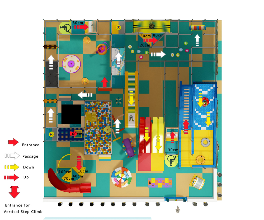BJ-B1601 - indoor playground - Indoor Playgrounds | Bluejayset Playground Heaven