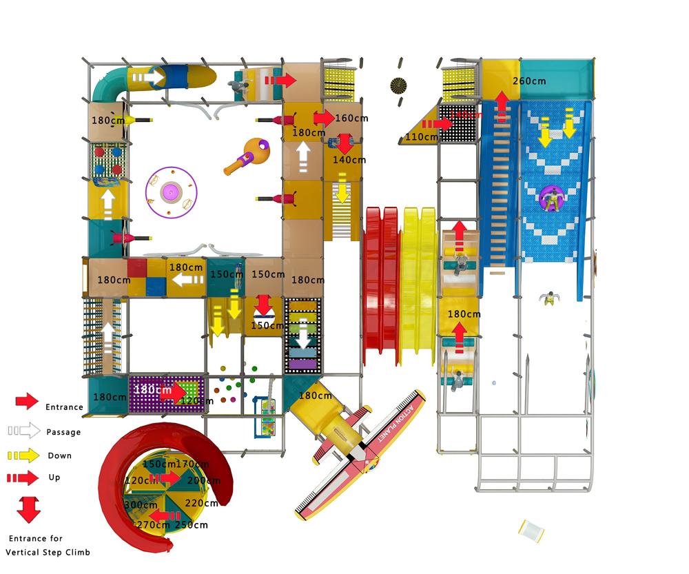 BJ-B1601 - indoor playground - Indoor Playgrounds | Bluejayset Playground Heaven