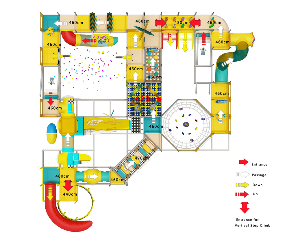 BJ-B1601 - indoor playground - Indoor Playgrounds | Bluejayset Playground Heaven