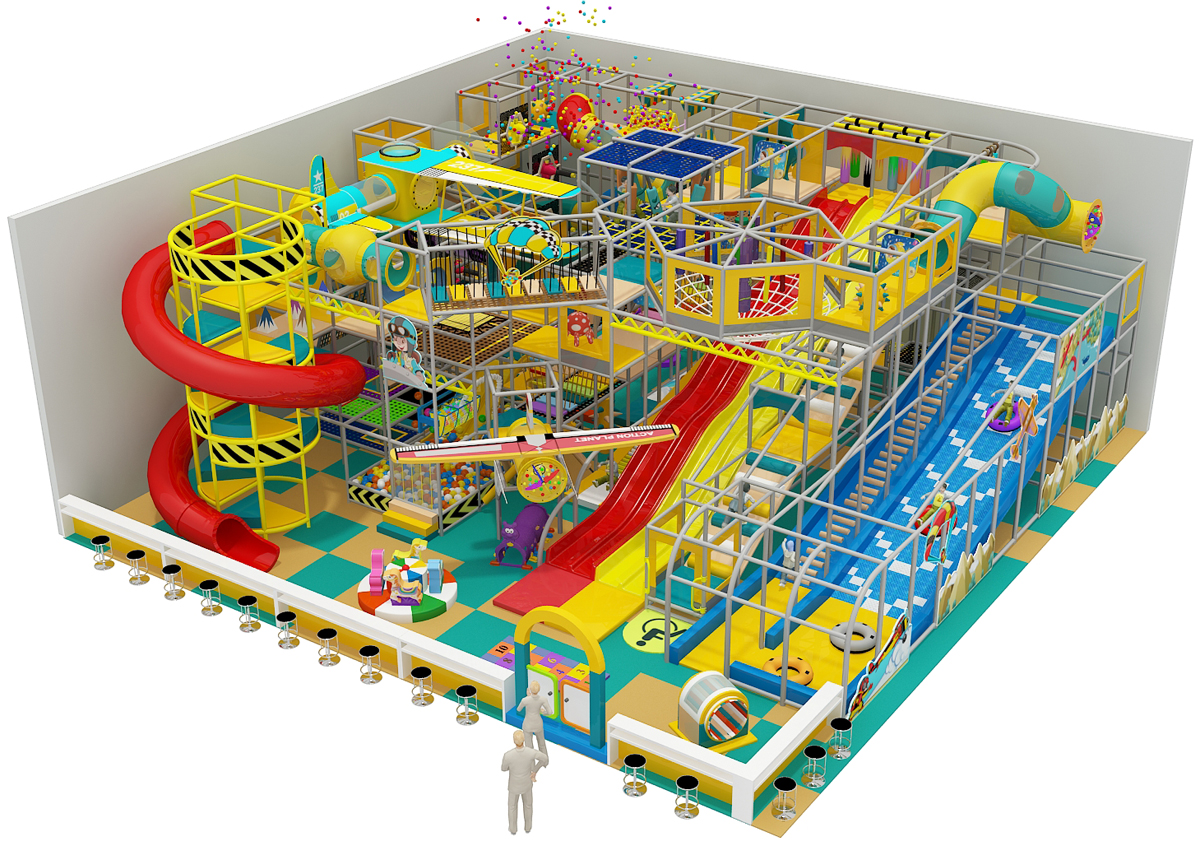 BJ-B1601 - indoor playground - Indoor Playgrounds | Bluejayset Playground Heaven