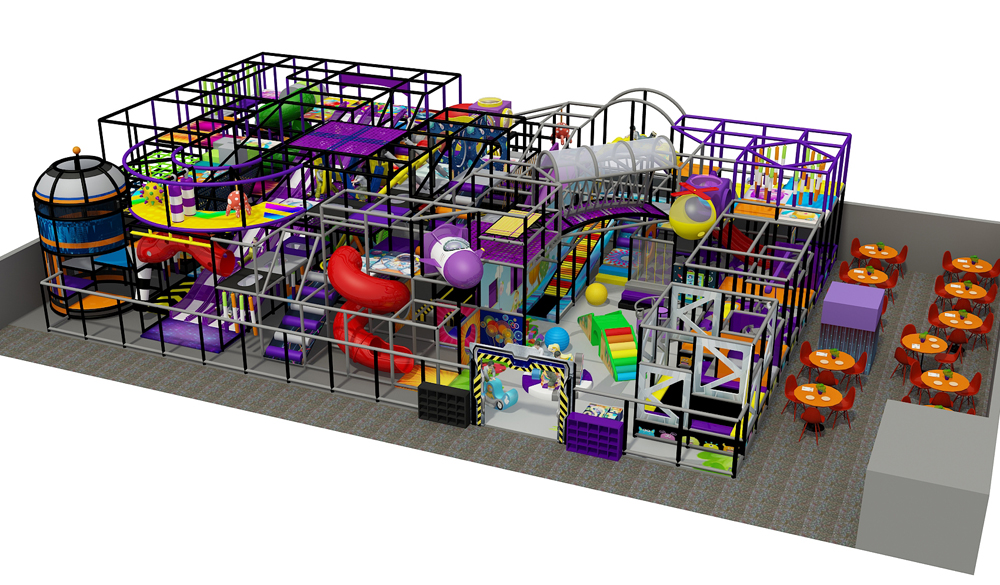 BJ-B1602 - kids indoor playground - Indoor Playgrounds | Bluejayset Playground Heaven