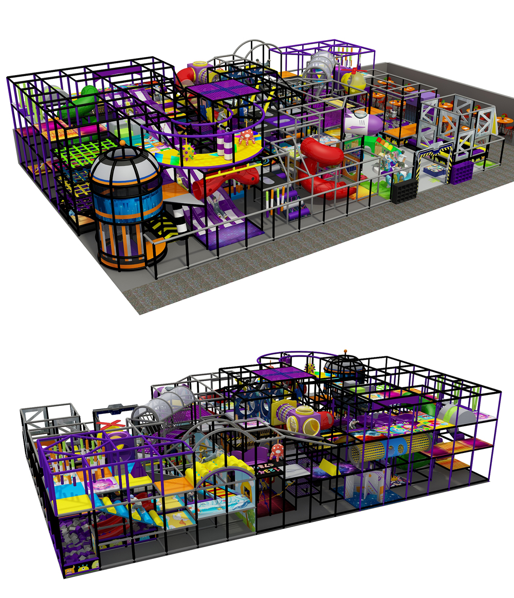 BJ-B1602 - kids indoor playground - Indoor Playgrounds | Bluejayset Playground Heaven