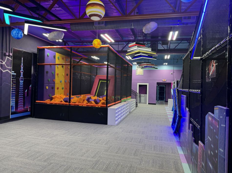 BJ-B1603 - Neon light Indoor playground - Indoor Playgrounds | Bluejayset Playground Heaven