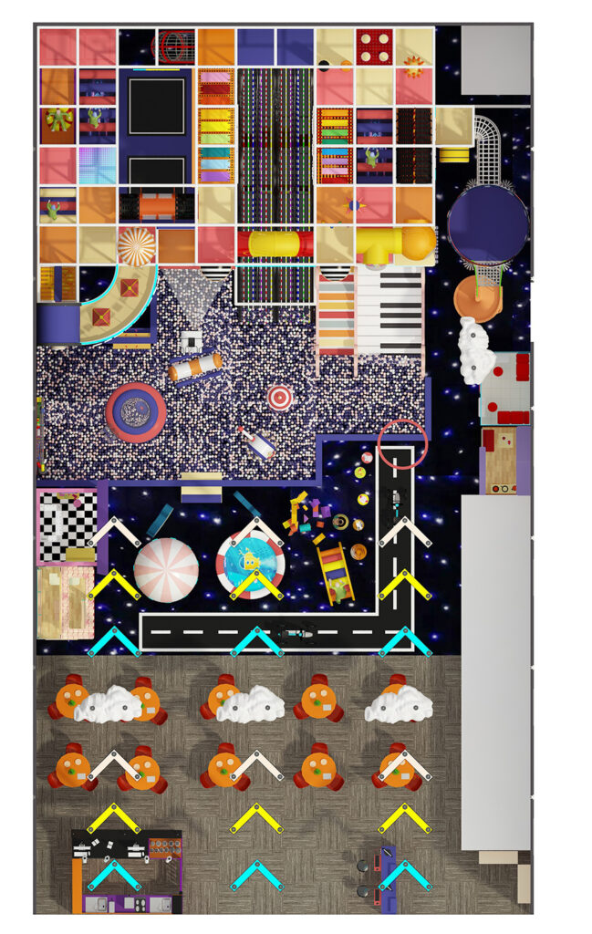 BJ-B1605 - Neon Indoor playground - Indoor Playgrounds | Bluejayset Playground Heaven