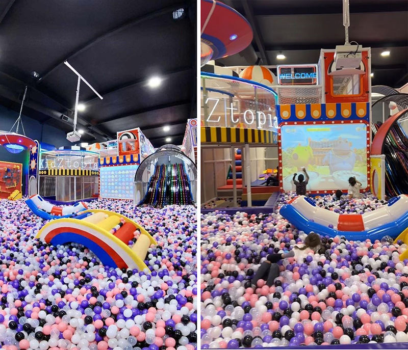 BJ-B1605 - Neon Indoor playground - Indoor Playgrounds | Bluejayset Playground Heaven