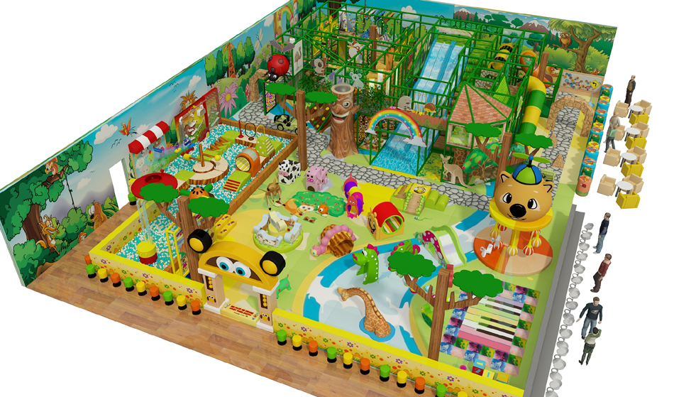 BJ-B1611 - indoor playground for kids - Indoor Playgrounds | Bluejayset Playground Heaven