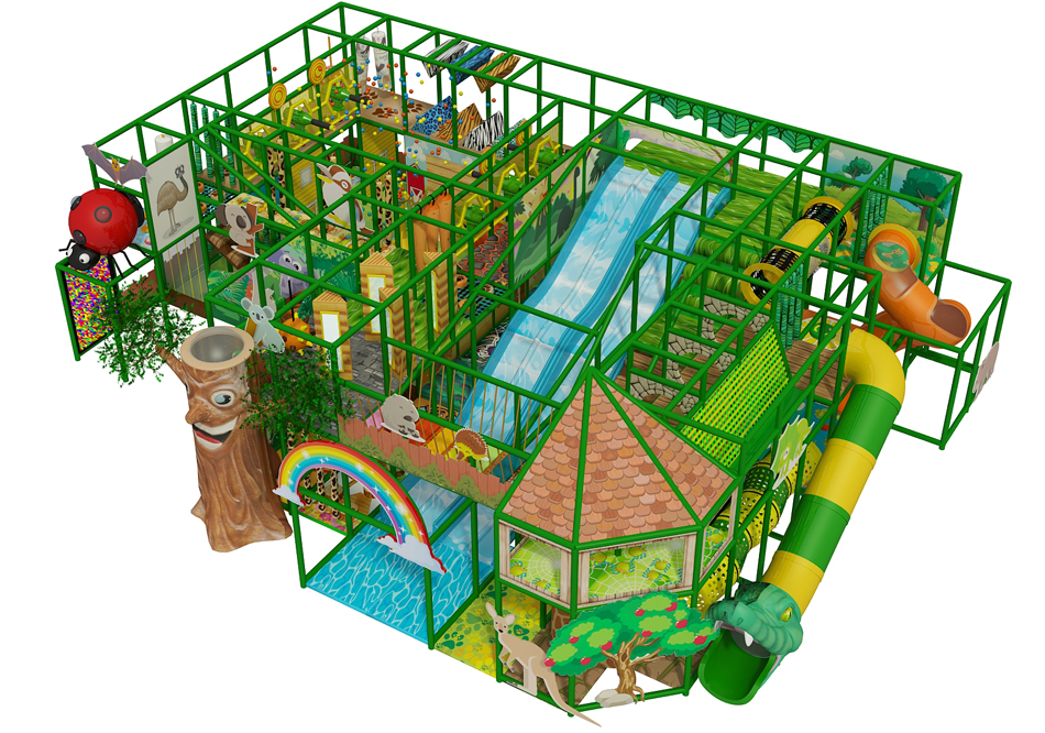 BJ-B1611 - indoor playground for kids - Indoor Playgrounds | Bluejayset Playground Heaven